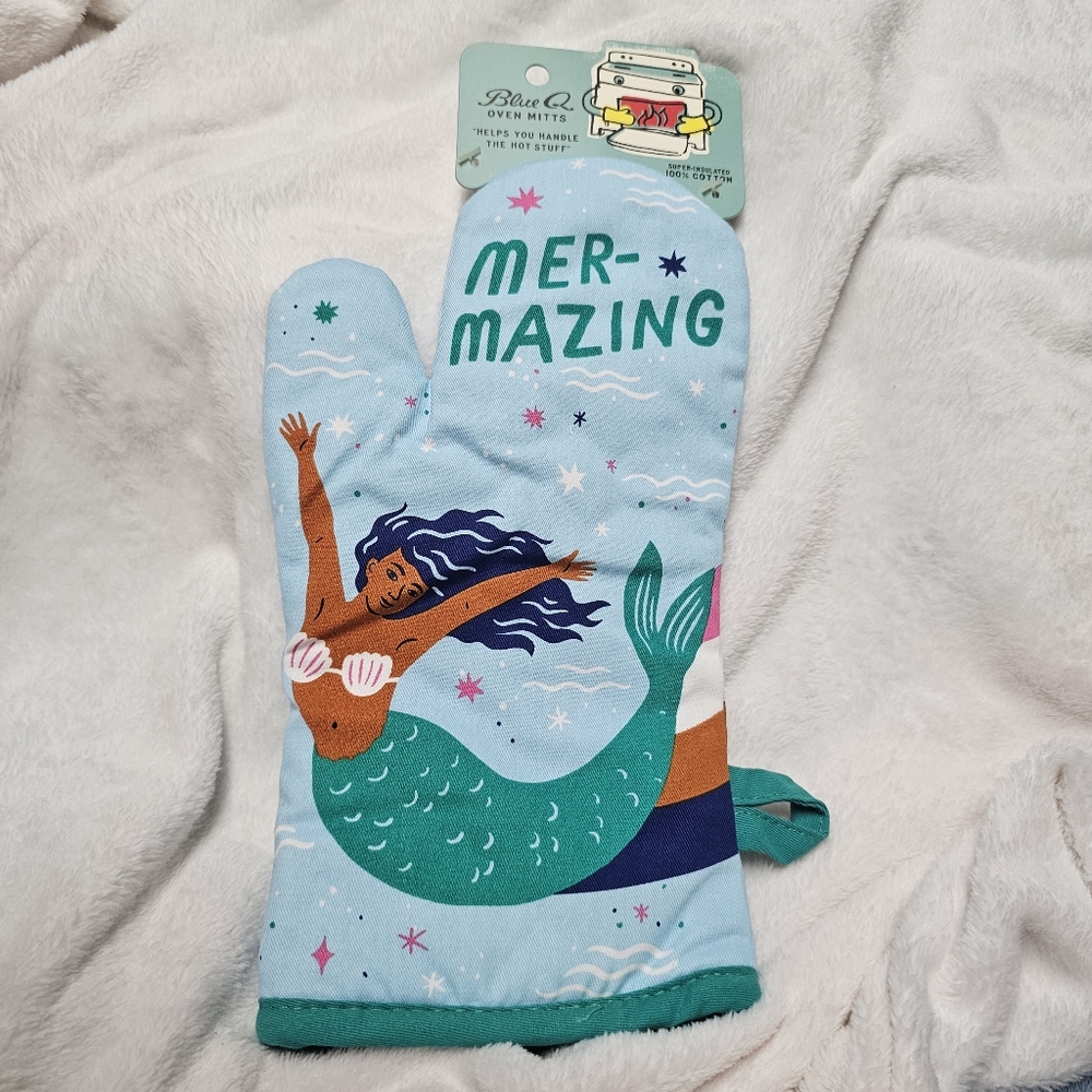 Blue Q Mer-Mazing Mermaid Themed Oven Mitten